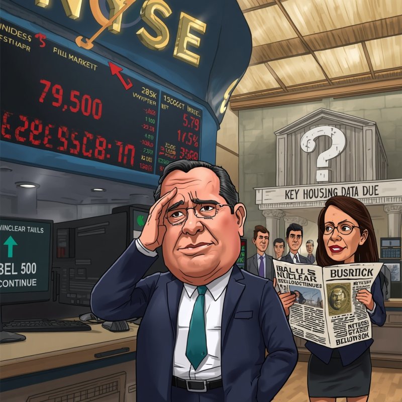 US Equity Markets Open Choppy as Bitcoin Slides and Iran Nuclear Talks Develop