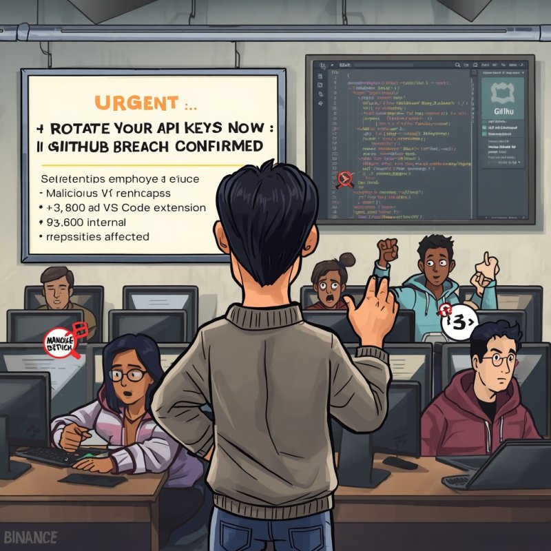 CZ Urges Crypto Developers to Rotate API Keys After GitHub Security Breach