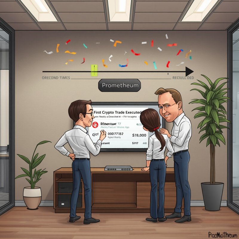 Prometheum Executes Its First Crypto Trades After Nearly Ten Years and $100 Million Raised