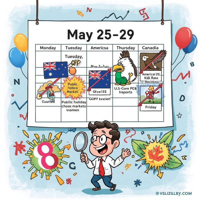 Weekly Market Preview: Key Economic Data and Central Bank Decisions for May 25–29