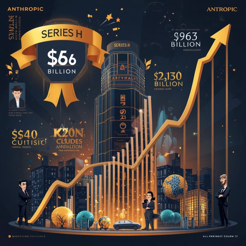 Anthropic Reaches Near-Trillion-Dollar Valuation After $65 Billion Series H Round