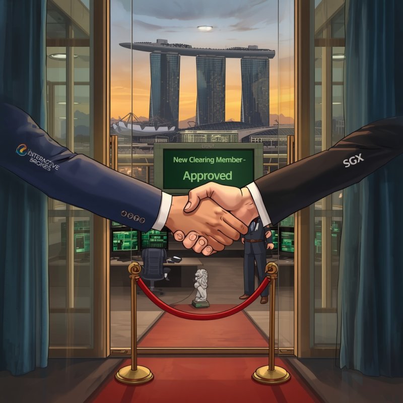 Interactive Brokers Singapore Joins SGX as Derivatives Trading and Clearing Member